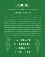 Lorrie_dk_green Lorrie personalized name meaning print in dark green