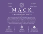 Mack last name origin and heritage in Purple
