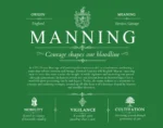 Manning last name origin and heritage in Dark Green Manning last name origin and heritage in Dark Green