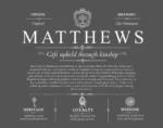 Matthews family name history in Gray