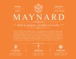 Maynard last name history and origin in Orange