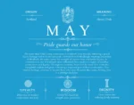 May family name heritage in Blue May family name heritage in Blue