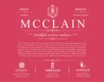 Mcclain family name history in Red