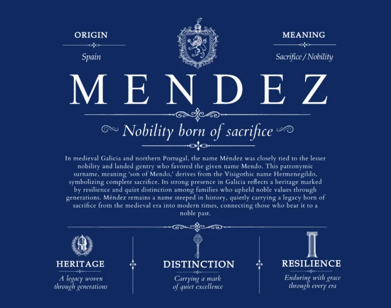 Mendez family name heritage in Deep Blue