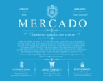 Mercado surname origin and family heritage in Blue