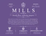 Mills last name history and origin in Purple