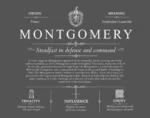 Montgomery surname meaning and heritage in Gray