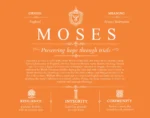 Moses personalized family surname in Orange Moses personalized family surname in Orange
