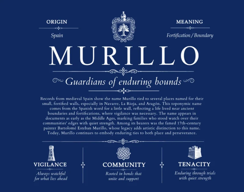 Murillo surname origin and history in Deep Blue