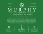 Murphy surname meaning origin and heritage in Dark Green