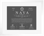 Nava family name meaning and origin in Gray with White Matte Frame Nava family name meaning and origin in Gray with White Matte Frame