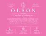 Olson surname meaning and heritage in Pink