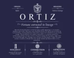 Ortiz last name meaning and origin in Navy Blue