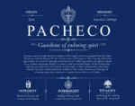 Pacheco personalized last name meaning in Deep Blue Pacheco personalized last name meaning in Deep Blue