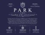 Park family name history in Navy Blue Park family name history in Navy Blue