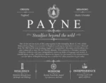 Payne surname meaning history and origin in Gray