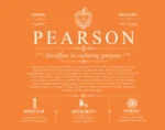 Pearson personalized family surname in Orange