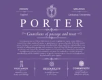 Porter family name history in Purple