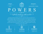 Powers personalized surname meaning in Blue