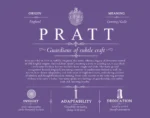 Pratt surname meaning origin and heritage in Purple