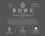 Rowe surname origin and history in Gray