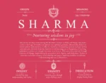 Sharma personalized surname meaning in Red Sharma personalized surname meaning in Red