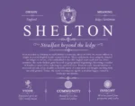 Shelton surname meaning and origin in Purple
