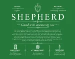 Shepherd personalized last name meaning in Dark Green Shepherd personalized last name meaning in Dark Green