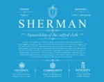 Sherman surname origin and family heritage in Blue