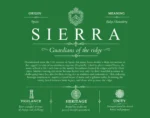 Sierra family name origin and history in Dark Green