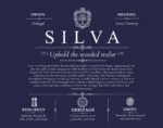 Silva family name origin and history in Navy Blue Silva family name origin and history in Navy Blue
