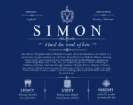 Simon surname origin and history in Deep Blue