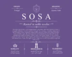 Sosa last name meaning and origin in Purple