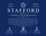 Stafford surname origin and family heritage in Deep Blue