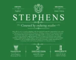 Stephens family name origin and history in Dark Green