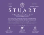 Stuart family name meaning and history in Purple