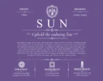 Sun surname meaning origin and heritage in Purple