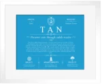 Tan surname meaning history and origin in Blue with White Matte Frame Tan surname meaning history and origin in Blue with White Matte Frame