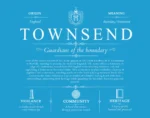 Townsend personalized last name meaning in Blue Townsend personalized last name meaning in Blue