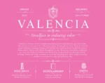 Valencia surname meaning history and origin in Pink