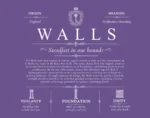 Walls surname meaning origin and heritage in Purple