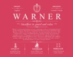Warner family name history in Red