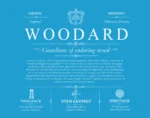 Woodard family name heritage in Blue