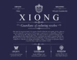 Xiong surname meaning and origin in Navy Blue