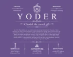 Yoder last name origin and heritage in Purple Yoder last name origin and heritage in Purple