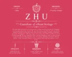 Zhu surname meaning and heritage in Red