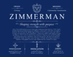 Zimmerman family name meaning and history in Deep Blue